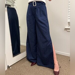 Elegant La Porte Navy Blue Pants
